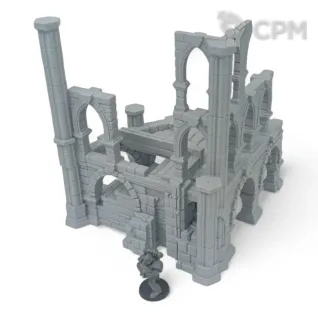 Описание картинки Большие Фэнтези Руины - комплект из 3 от Terrain Print по цене 2 500руб | Свободный Рынок Миниатюр - СРМ