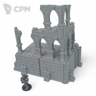 Описание картинки Большие Фэнтези Руины - комплект из 3 от Terrain Print по цене 2 500руб | Свободный Рынок Миниатюр - СРМ
