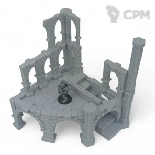 Описание картинки Большие Фэнтези Руины - комплект из 3 от Terrain Print по цене 2 500руб | Свободный Рынок Миниатюр - СРМ