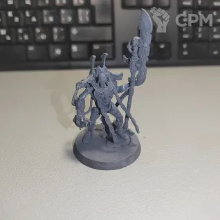 Описание картинки Necron Overlord от Lirax_ds по цене 1 000руб | Свободный Рынок Миниатюр - СРМ