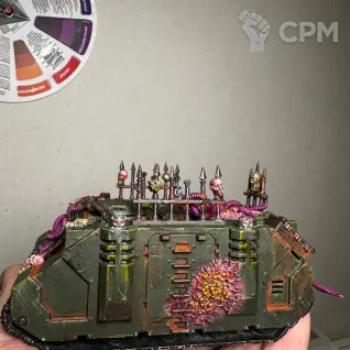 Описание картинки Death guard Rhino 3 от PK по цене 7 000руб | Свободный Рынок Миниатюр - СРМ