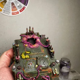 Описание картинки Death guard Rhino 3 от PK по цене 7 000руб | Свободный Рынок Миниатюр - СРМ