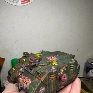 Описание картинки Death guard Rhino 2 от PK по цене 6 000руб | Свободный Рынок Миниатюр - СРМ
