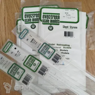 Описание картинки Модельный пластик Evergreen от  по цене 3 500руб | Свободный Рынок Миниатюр - СРМ