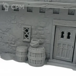 Описание картинки Дом Бриарвуда №2 - Фэнтези Террейн от Terrain Print по цене 1 500руб | Свободный Рынок Миниатюр - СРМ