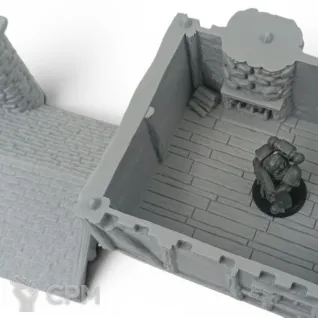 Описание картинки Дом Бриарвуда №3 - Фэнтези Террейн от Terrain Print по цене 1 500руб | Свободный Рынок Миниатюр - СРМ