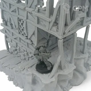 Описание картинки Разрушенный Дом Мэра - Фэнтези Террейн, Shadowfey от Terrain Print по цене 2 900руб | Свободный Рынок Миниатюр - СРМ