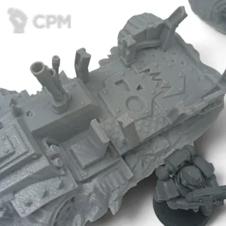 Описание картинки Разбитые Орочьи Багги - Warhammer Террейн от Terrain Print по цене 1 900руб | Свободный Рынок Миниатюр - СРМ