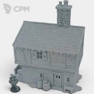 Описание картинки Дом Бриарвуда №2 - Фэнтези Террейн от Terrain Print по цене 1 500руб | Свободный Рынок Миниатюр - СРМ