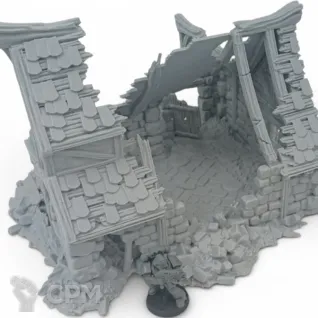 Описание картинки Таверна "Последний глоток" - Фэнтези Террейн от Terrain Print по цене 1 800руб | Свободный Рынок Миниатюр - СРМ