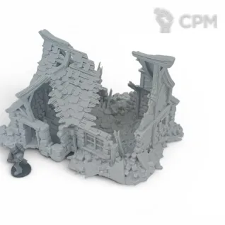 Описание картинки Таверна "Последний глоток" - Фэнтези Террейн от Terrain Print по цене 1 800руб | Свободный Рынок Миниатюр - СРМ