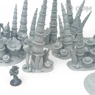 Описание картинки Инопланетные растения - Террейн от Terrain Print по цене 2 400руб | Свободный Рынок Миниатюр - СРМ