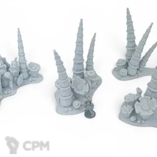 Описание картинки Инопланетные растения - Террейн от Terrain Print по цене 2 400руб | Свободный Рынок Миниатюр - СРМ