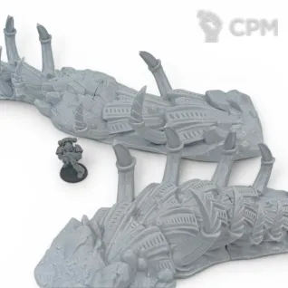 Описание картинки Наросты Тиранид - Warhammer Террейн от Terrain Print по цене 2 500руб | Свободный Рынок Миниатюр - СРМ