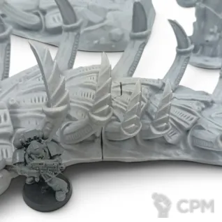 Описание картинки Наросты Тиранид - Warhammer Террейн от Terrain Print по цене 2 500руб | Свободный Рынок Миниатюр - СРМ