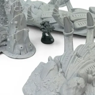 Описание картинки Наросты Тиранид - Warhammer Террейн от Terrain Print по цене 2 500руб | Свободный Рынок Миниатюр - СРМ
