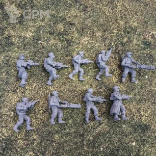 Описание картинки Rebel Troopers от _Revan по цене 700руб | Свободный Рынок Миниатюр - СРМ