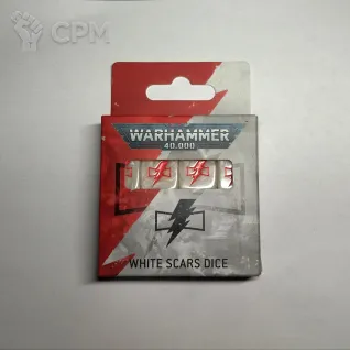 Описание картинки Кубы White Scars Dice от sleer40k по цене 3 000руб | Свободный Рынок Миниатюр - СРМ