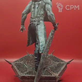 Описание картинки Коллекционная фигурка Пирамидоголового (Pyramidhead) из Silent hill 2 remake от Paintreason по цене 12 000руб | Свободный Рынок Миниатюр - СРМ