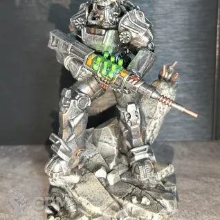 Описание картинки Fallout T60 от  Pirum aureum/ по цене 3 000руб | Свободный Рынок Миниатюр - СРМ