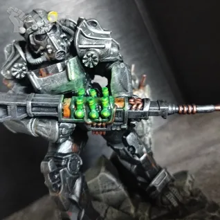 Описание картинки Fallout T60 от  Pirum aureum/ по цене 3 000руб | Свободный Рынок Миниатюр - СРМ