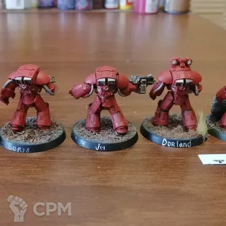 Описание картинки Tartaros terminators squad от Ринат по цене 2 000руб | Свободный Рынок Миниатюр - СРМ