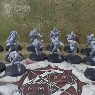 Описание картинки Команда Blood Bowl Dark Elves от casper2787 по цене 2 000руб | Свободный Рынок Миниатюр - СРМ