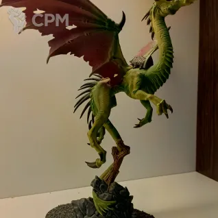 Описание картинки Dark Elf Dreadlord on Black Dragon от Rayadarian по цене 6 000руб | Свободный Рынок Миниатюр - СРМ