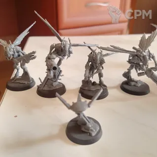 Описание картинки Kill team: Vespid Stingwings от Voltest387 по цене 3 500руб | Свободный Рынок Миниатюр - СРМ