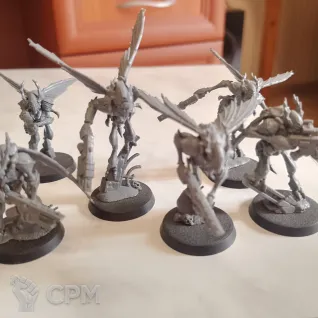 Описание картинки Kill team: Vespid Stingwings от Voltest387 по цене 3 500руб | Свободный Рынок Миниатюр - СРМ