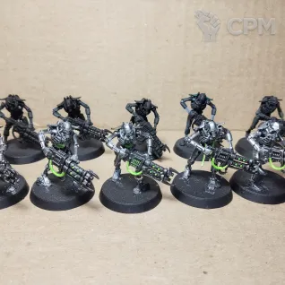 Описание картинки Necron Warriors от Subedei по цене 1 000руб | Свободный Рынок Миниатюр - СРМ