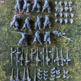 Описание картинки Swordmasters of Hoeth (Elven Sword Masters) от _Revan по цене 950руб | Свободный Рынок Миниатюр - СРМ