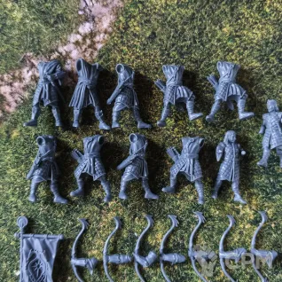 Описание картинки Elven Archers (Imperial Kindred Archers) от _Revan по цене 900руб | Свободный Рынок Миниатюр - СРМ