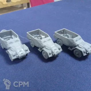 Описание картинки БТР-40 Открытый x3 от Кутх по цене 900руб | Свободный Рынок Миниатюр - СРМ