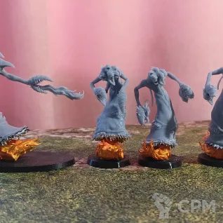 Описание картинки Flamers + Exalted Flamer of Tzeentch от _Revan по цене 1 250руб | Свободный Рынок Миниатюр - СРМ