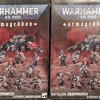 Описание картинки ARMAGEDDON BATTALION: DEATHWATCH от Магазин Хобби по цене 14 000руб | Свободный Рынок Миниатюр - СРМ