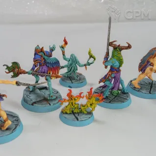 Описание картинки Банды + кубы Warhammer Underworlds от  по цене 8 000руб | Свободный Рынок Миниатюр - СРМ