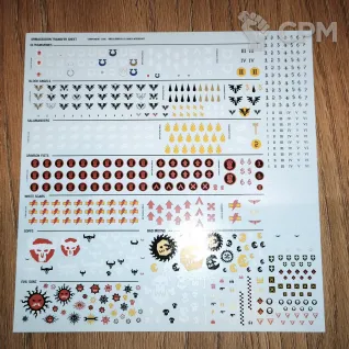 Описание картинки Armageddon transfer sheet от GLOM по цене 500руб | Свободный Рынок Миниатюр - СРМ