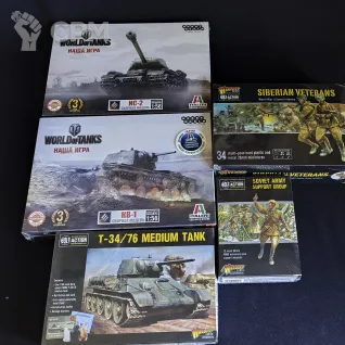Описание картинки Warlord Bolt Action Soviet and German army.(Советская часть) от Ярослав1709 по цене 16 000руб | Свободный Рынок Миниатюр - СРМ
