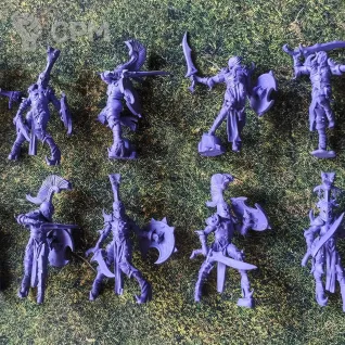 Описание картинки Chaos Warriors of Slaanesh / Myrmidesh Painbringers от _Revan по цене 1 400руб | Свободный Рынок Миниатюр - СРМ