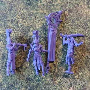 Описание картинки Chaos Warriors of Slaanesh / Myrmidesh Painbringers от _Revan по цене 1 400руб | Свободный Рынок Миниатюр - СРМ