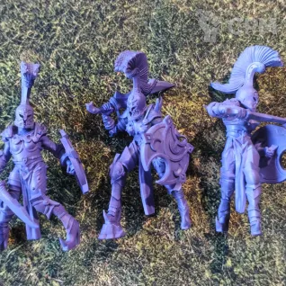 Описание картинки Chaos Warriors of Slaanesh / Myrmidesh Painbringers от _Revan по цене 1 400руб | Свободный Рынок Миниатюр - СРМ