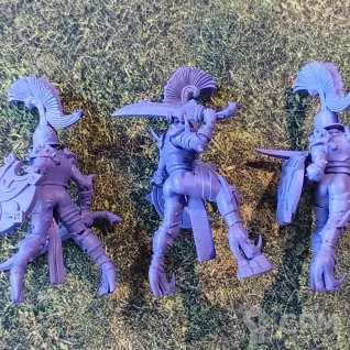 Описание картинки Chaos Warriors of Slaanesh / Myrmidesh Painbringers от _Revan по цене 1 400руб | Свободный Рынок Миниатюр - СРМ