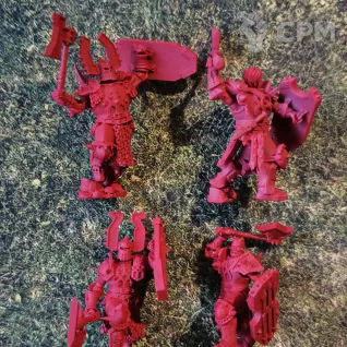 Описание картинки Chaos Warriors of Khorne от _Revan по цене 1 650руб | Свободный Рынок Миниатюр - СРМ