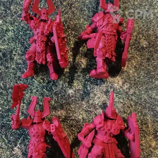 Описание картинки Chaos Warriors of Khorne от _Revan по цене 1 650руб | Свободный Рынок Миниатюр - СРМ