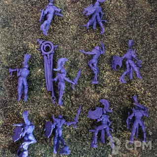 Описание картинки Chaos Warriors of Slaanesh / Myrmidesh Painbringers от _Revan по цене 1 400руб | Свободный Рынок Миниатюр - СРМ