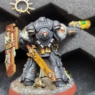 Описание картинки Lieutenant with Storm Shield, ориг от Утка по цене 2 200руб | Свободный Рынок Миниатюр - СРМ