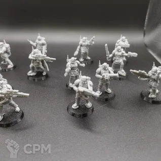 Описание картинки kill Team - Kasrkin + базы от Мастерская Крипов по цене 850руб | Свободный Рынок Миниатюр - СРМ