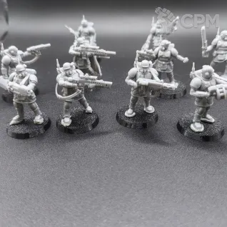Описание картинки kill Team - Kasrkin + базы от Мастерская Крипов по цене 850руб | Свободный Рынок Миниатюр - СРМ