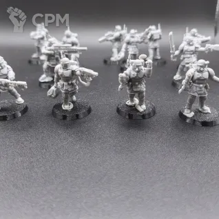 Описание картинки kill Team - Kasrkin + базы от Мастерская Крипов по цене 850руб | Свободный Рынок Миниатюр - СРМ